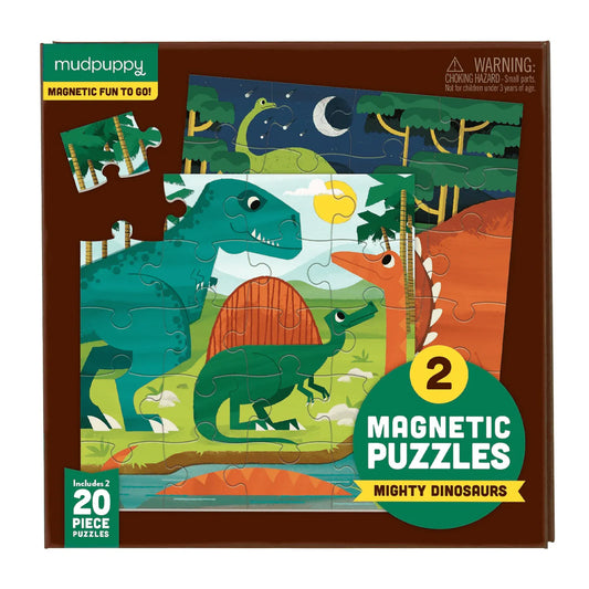 Tomfoolery Toys | Mighty Dinosaurs Magnetic Puzzles