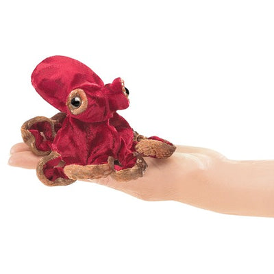 Mini Red Octopus Puppet Preview #1