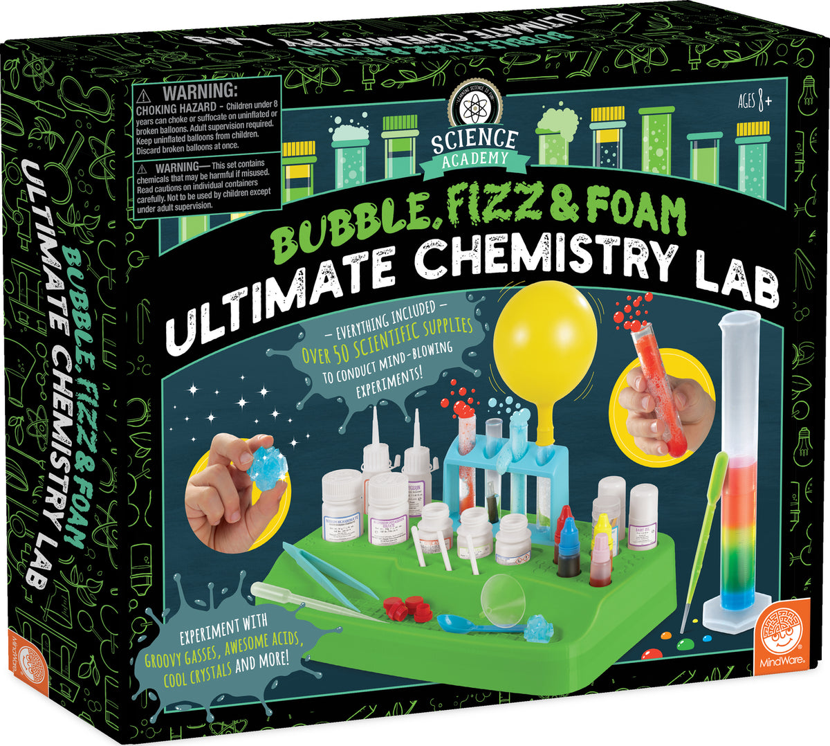 Bubble, Fizz, & Foam Ultimate Chemistry Lab Cover