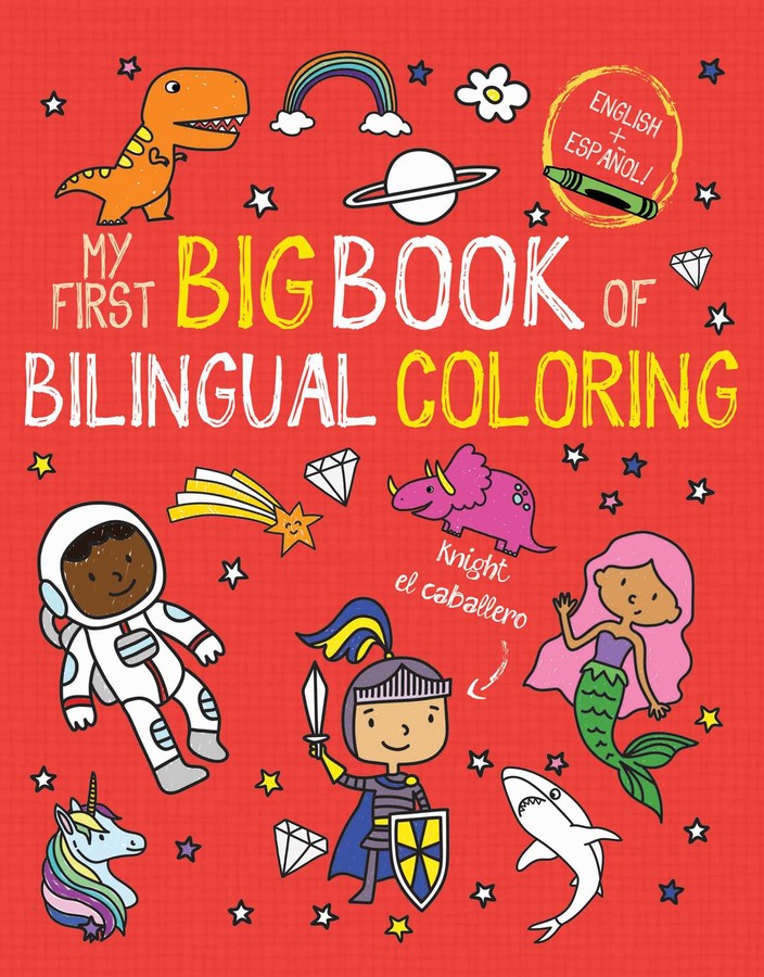 My First Big Book of Bilingual Coloring Cover