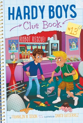 Hardy Boys Clue Book #13: Robot Rescue! Cover