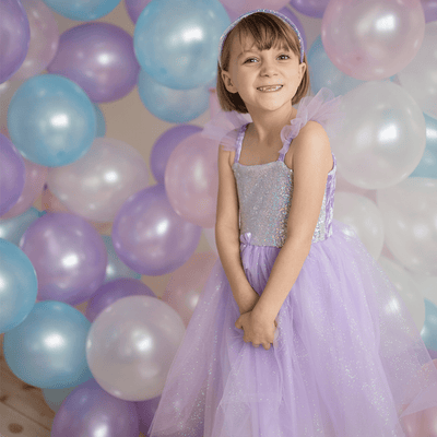 Sequins Princess Dress, Lilac, Size 3-4 Preview #4