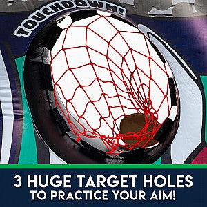 Kid's Inflatable 3-hole Football Target Cover