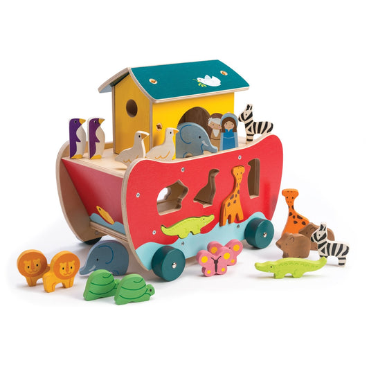 Tomfoolery Toys | Noah's Shape Sorter Ark
