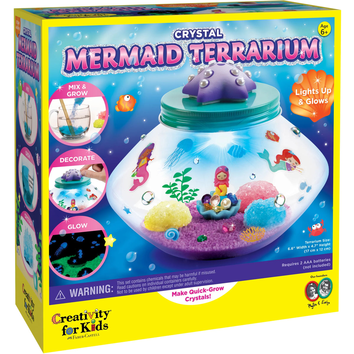 Crystal Mermaid Terrarium Cover