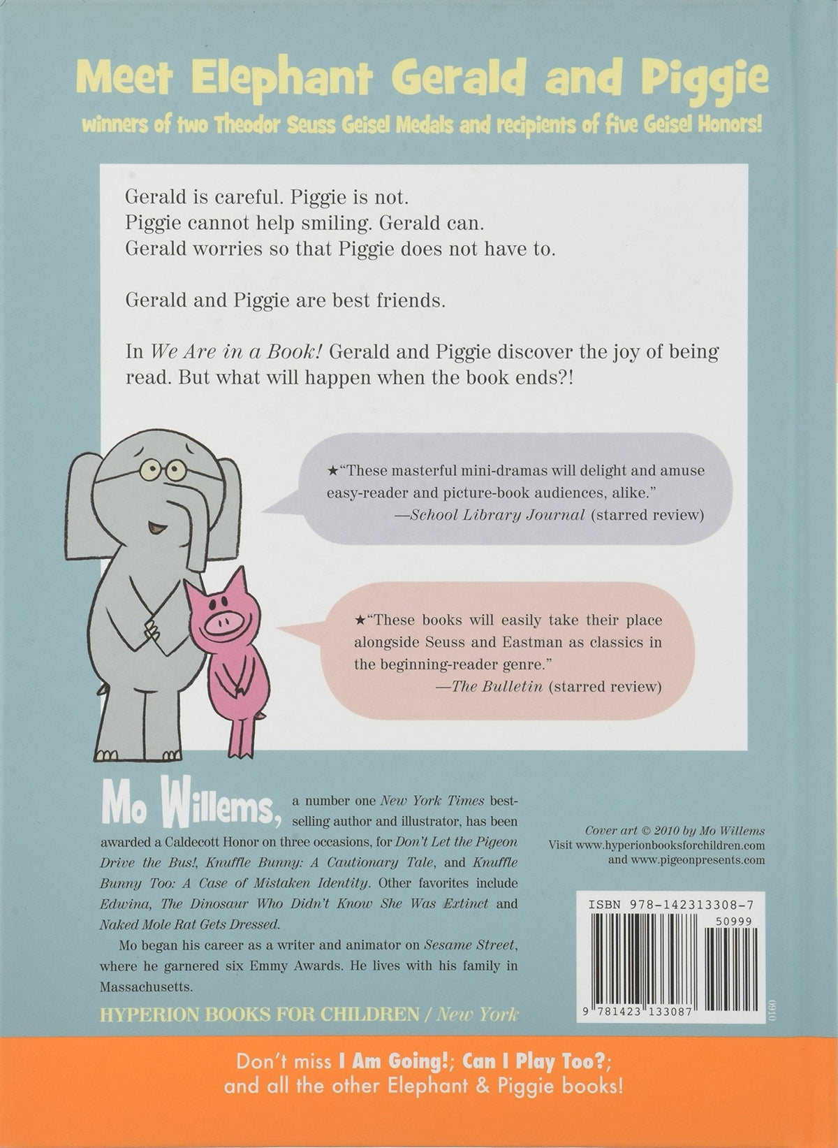 We Are in a Book! (An Elephant and Piggie Book) Cover