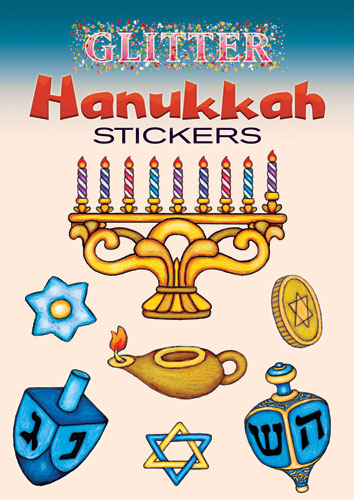 Tomfoolery Toys | Glitter Hanukkah Stickers